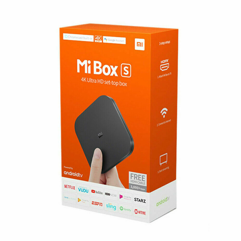 Xiaomi Mi Tv Box S 4K UHD Android Streaming Media Player WIFI Chromeca –  Gearbite