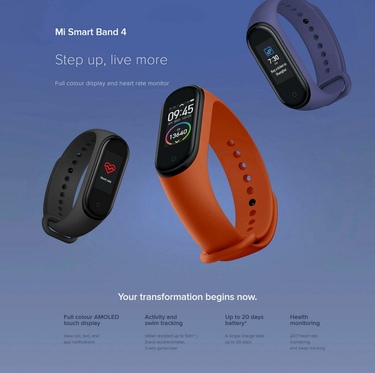 Mi smart band 4 australia on sale