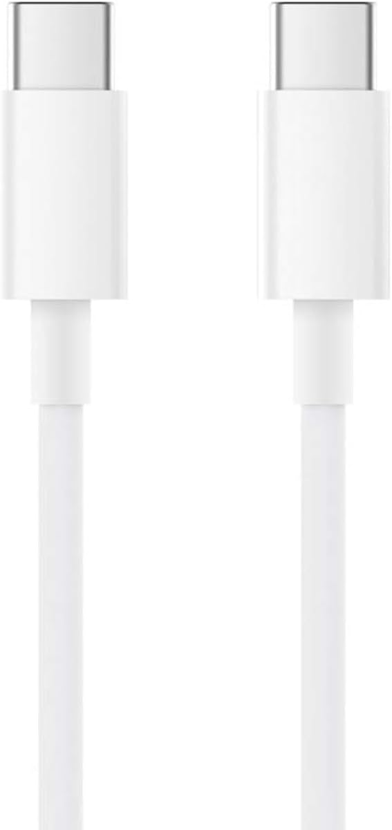 Xiaomi Mi 1.5M USB-C to USB-C Cable, White, 5Amp Current Supported, E-Mark Chip